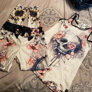 Skull & Flower Set💀💐